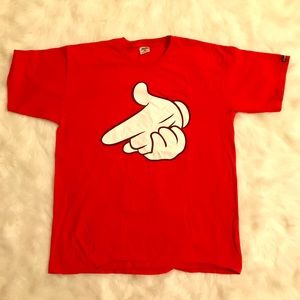 Crooks and Castles short sleeve red tee